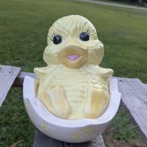 Candy Dish Trinket Dish Duck Egg 2 Piece